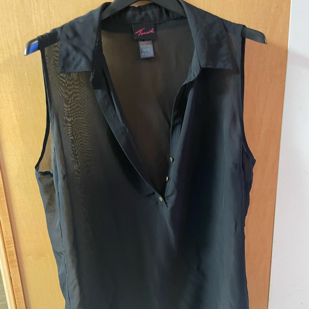 Sheer tank top